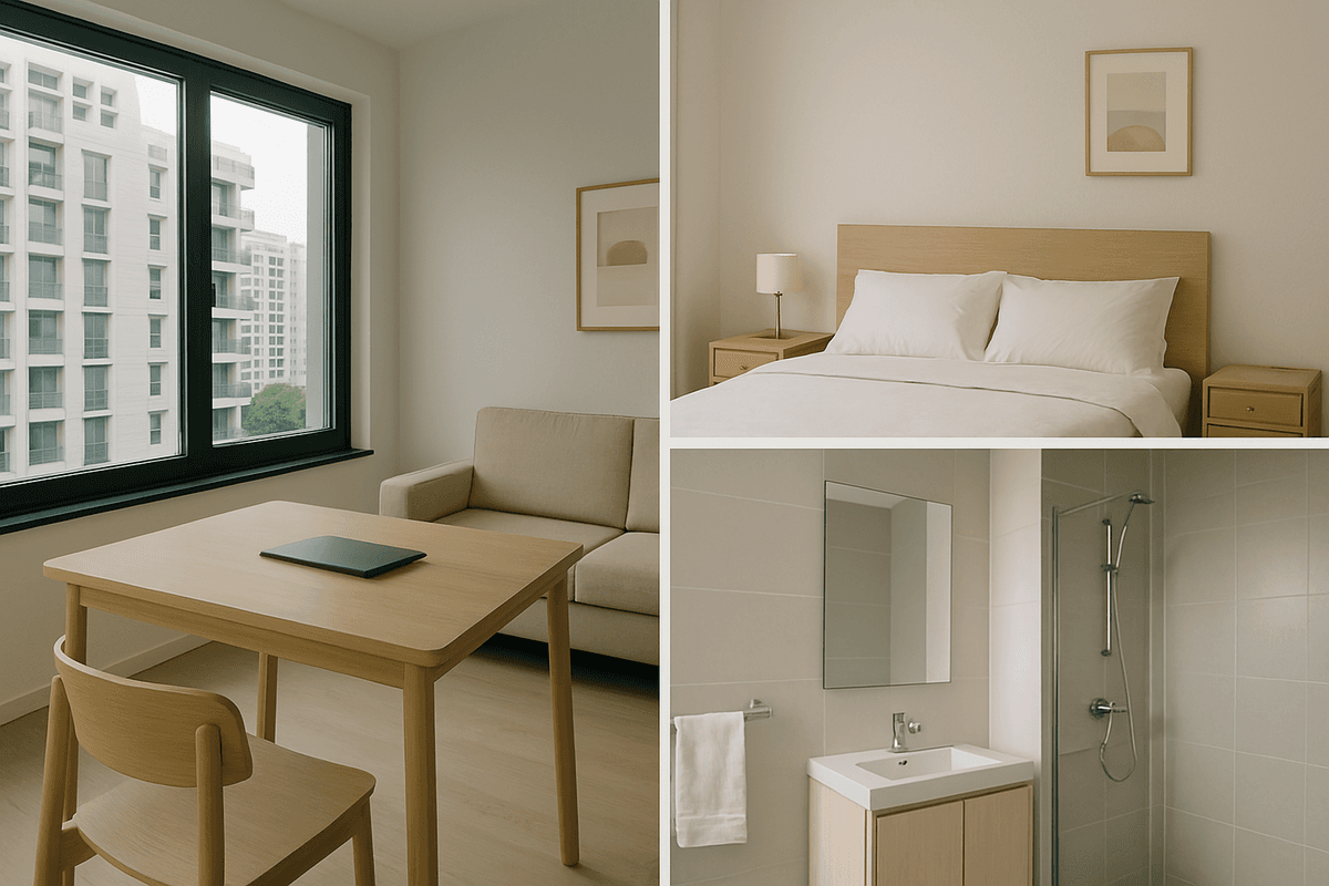 Modern co-living space
